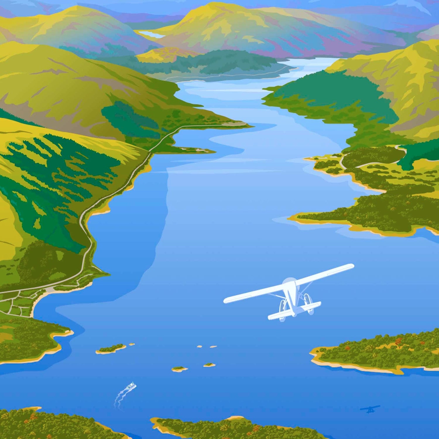 Wooden postcards from Scotland – Edinburgh, Glasgow, Highlands, Isle of Skye