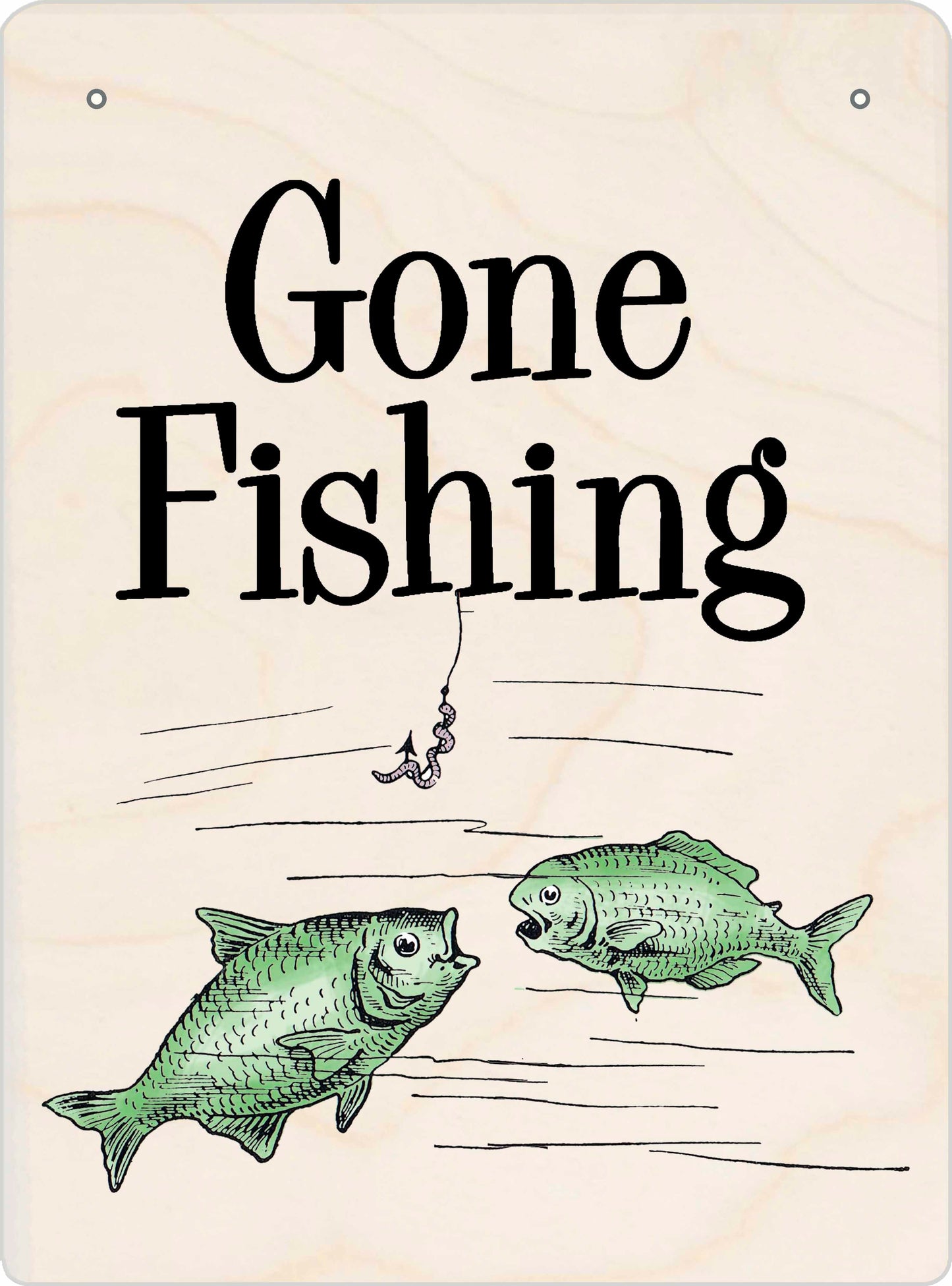GONE FISHING