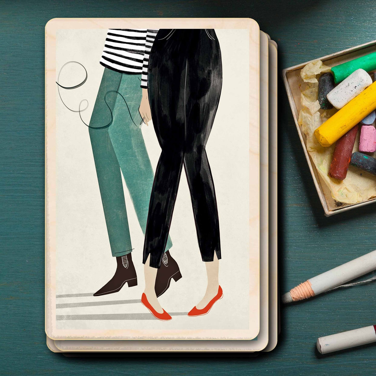 Beatnik – Sustainable Wooden Postcard