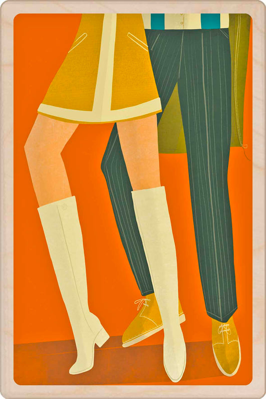 Northern Soul – Sustainable Wooden Postcard