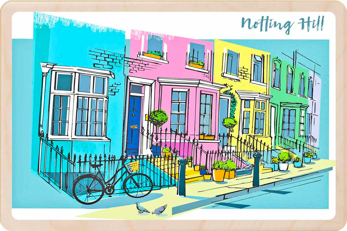 London Notting Hill Wooden Postcard
The Wooden Postcard Company
Printed on premium, sustainably sourced wood, to be mailed, gifted, or collected; the perfect keepsake.