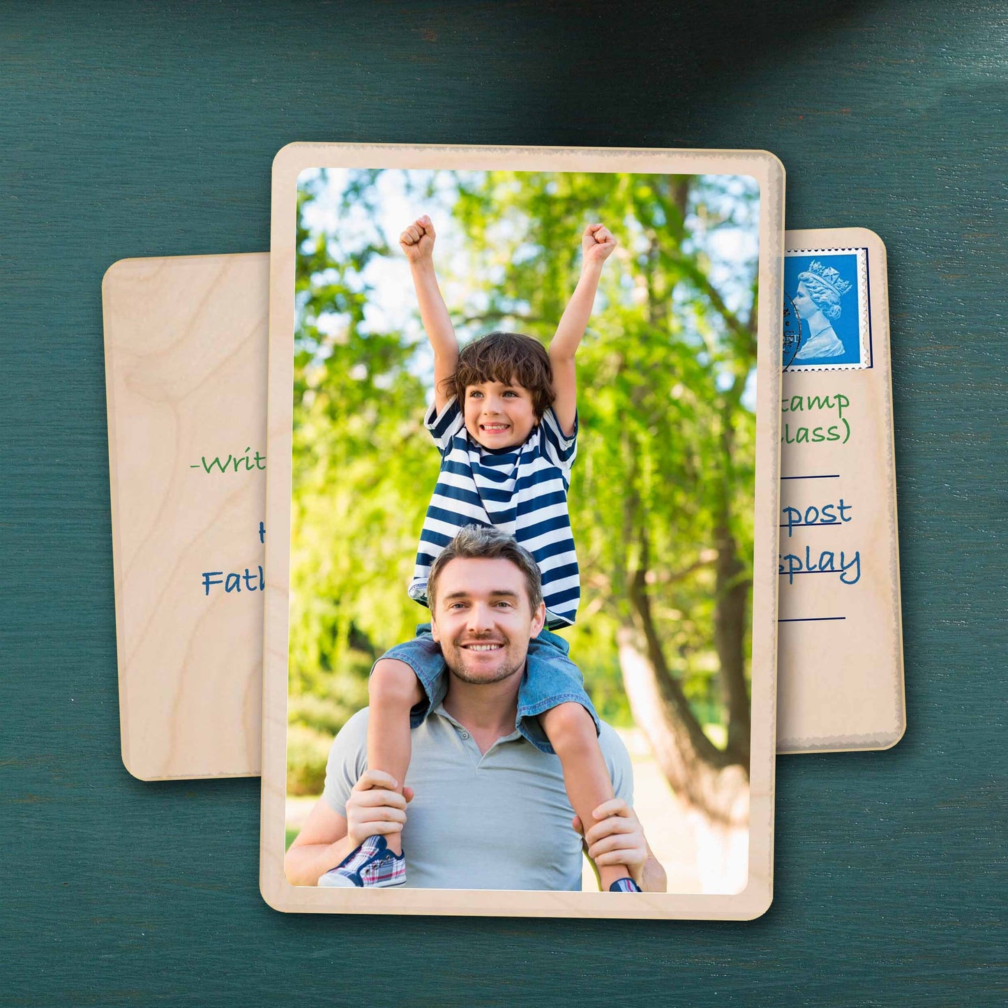 custom wooden postcard from photograph the wooden postcard company
