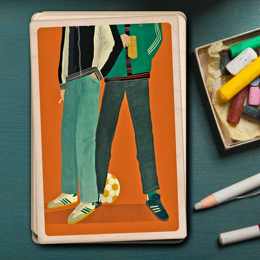Britpop – Sustainable Wooden Postcard