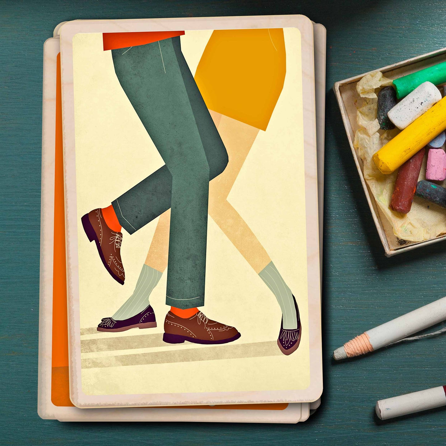 Northern Soul – Sustainable Wooden Postcard