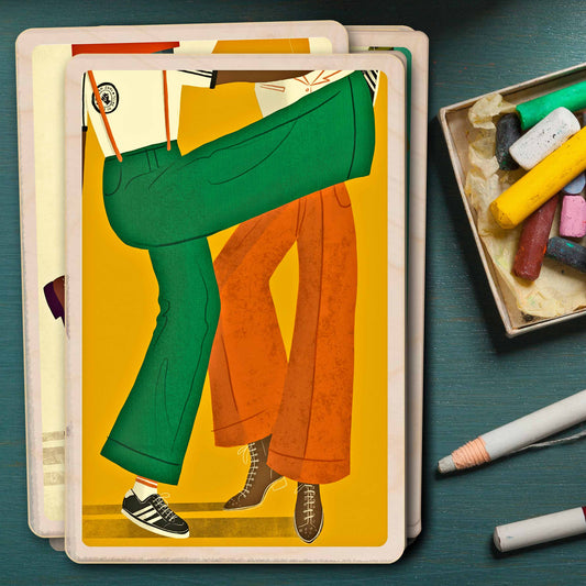 Northern Soul – Sustainable Wooden Postcard 