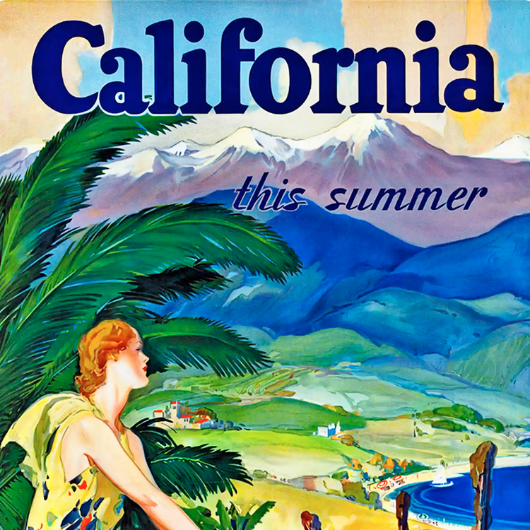 California Travel Art Cards, unique eco souvenirs and gifts. The Wooden Postcard Company