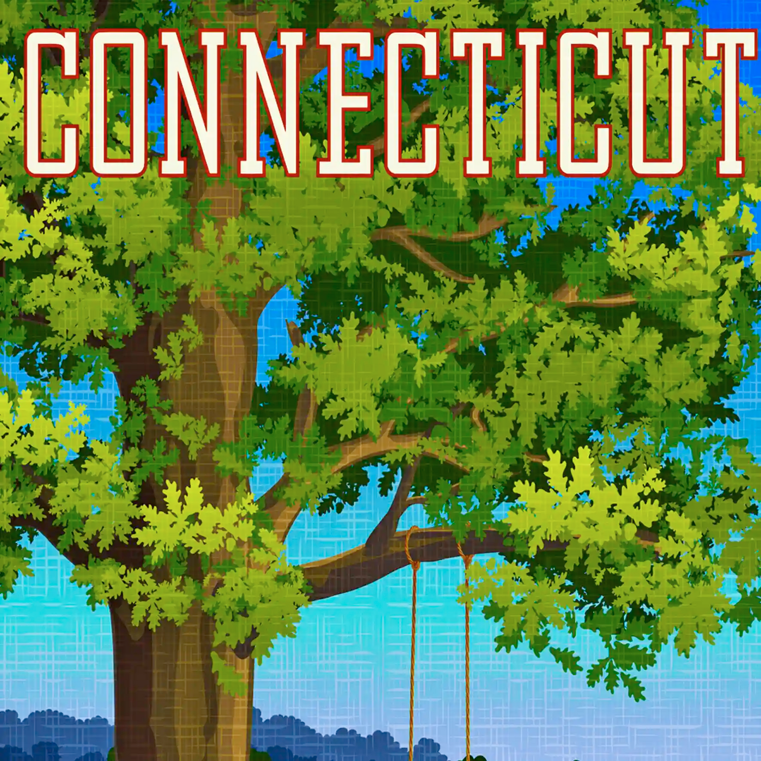 Connecticut Travel Art Cards, unique eco souvenirs and gifts. The Wooden Postcard Company