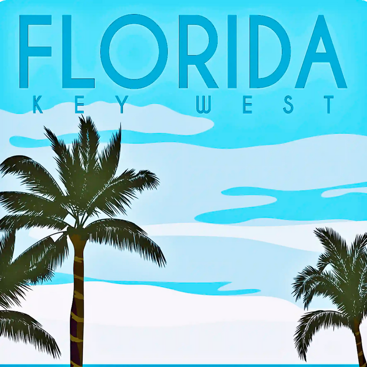 Florida Travel Art Cards. Unique eco souvenirs and gifts. The Wooden Postcard Company