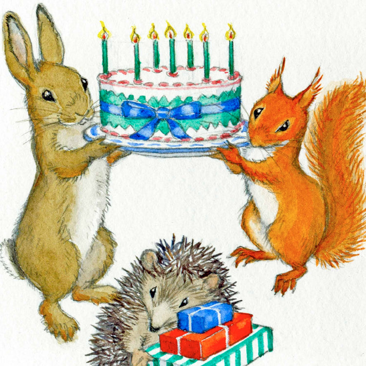 children Birthday cards - collection - The Wooden Postcard Company