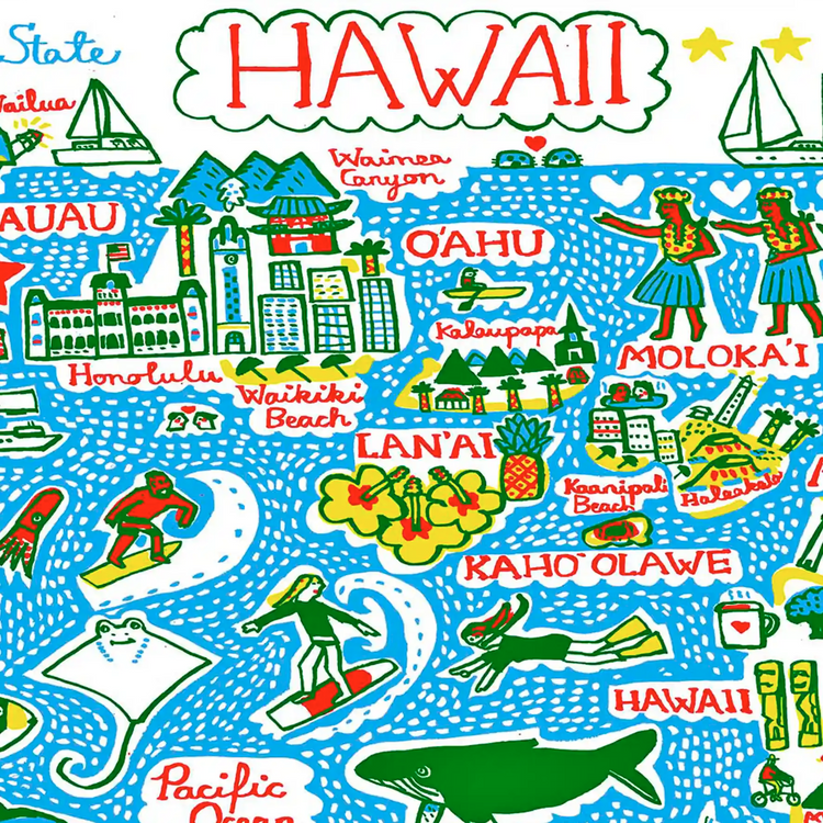Hawaii unique eco Travel Art Cards, gifts and keepsakes. The Wooden Postcard Company