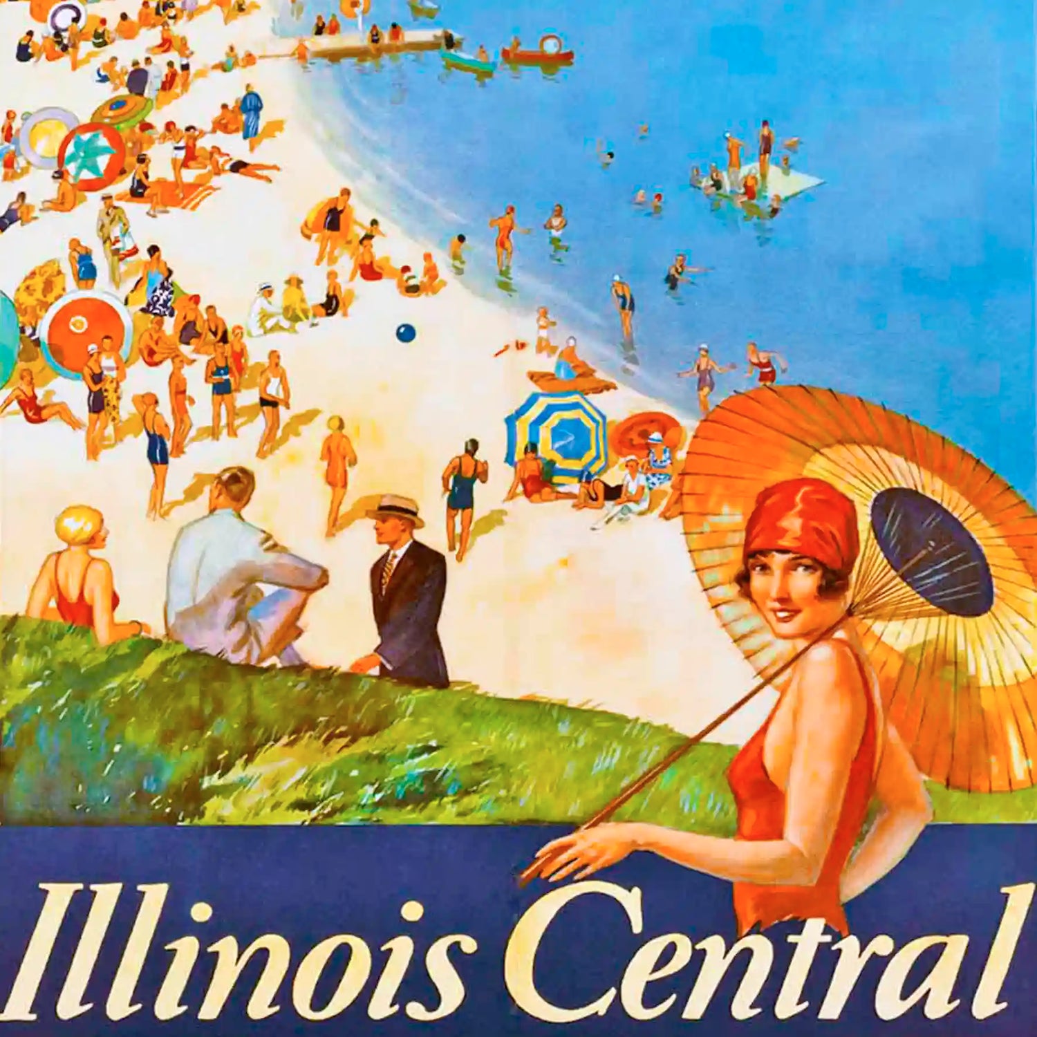 Illinois Travel Art Cards, unique eco souvenirs and gifts. The Wooden Postcard Company