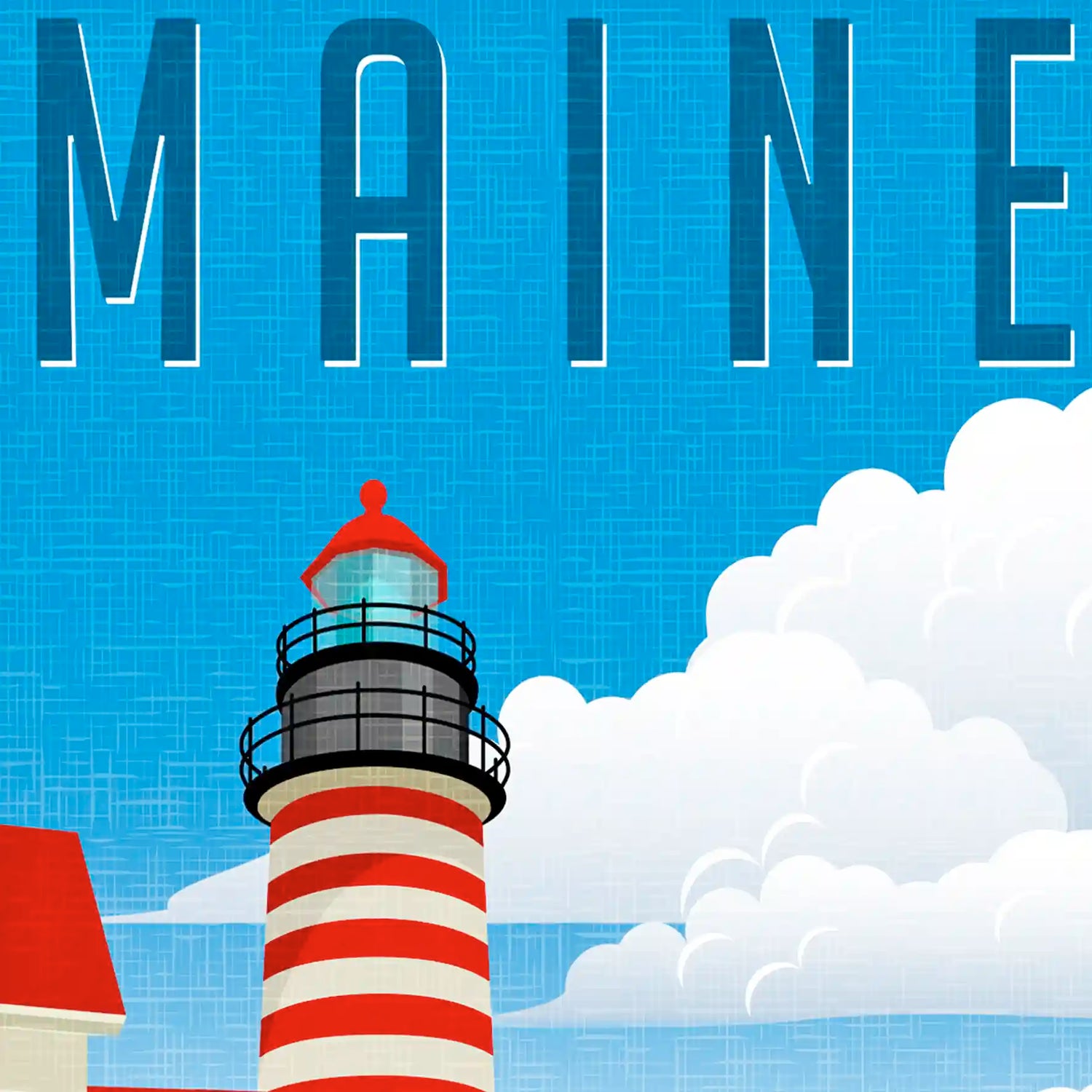 Maine Travel Art Cards, unique eco souvenirs and gifts. The Wooden Postcard Company