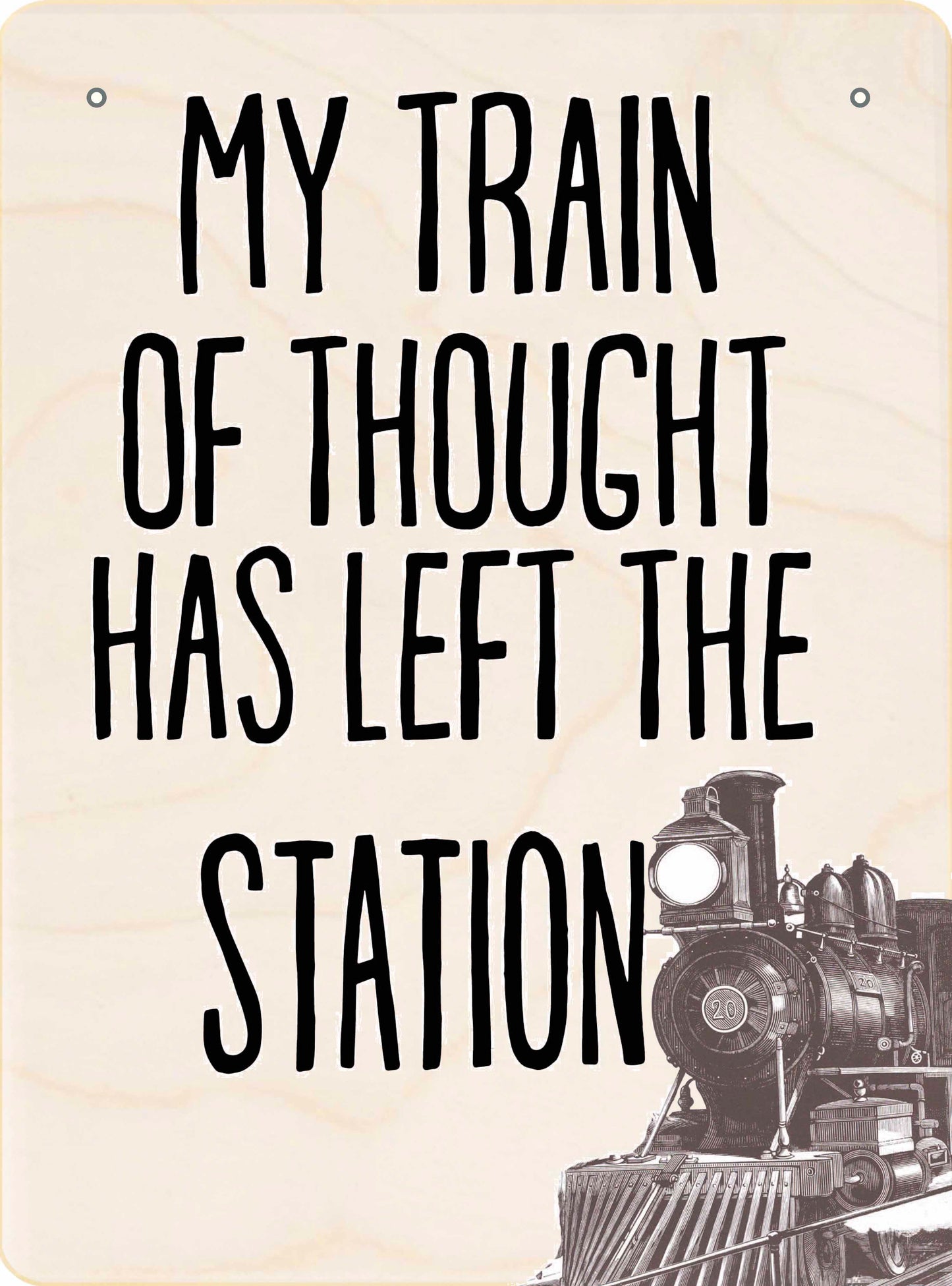 TRAIN OF THOUGHT