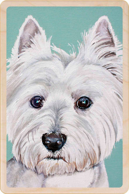 Westie - Sustainable Wooden Postcard

Designed to be mailed, gifted, and displayed as a mini art print.&nbsp;