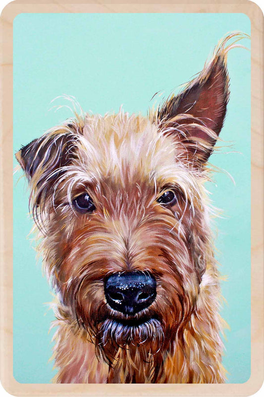 Terrier - Sustainable Wooden Postcard

Designed to be mailed, gifted, and displayed as a mini art print.&nbsp;