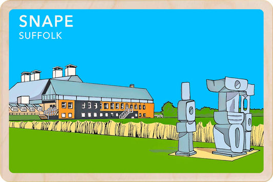 Snape Maltings, Suffolk - Sustainable Wooden Postcard
