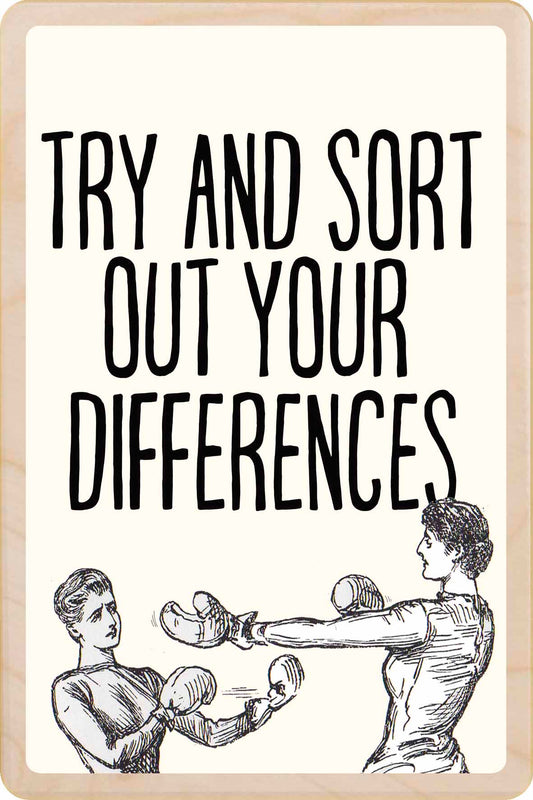 SORT YOUR DIFFERENCES