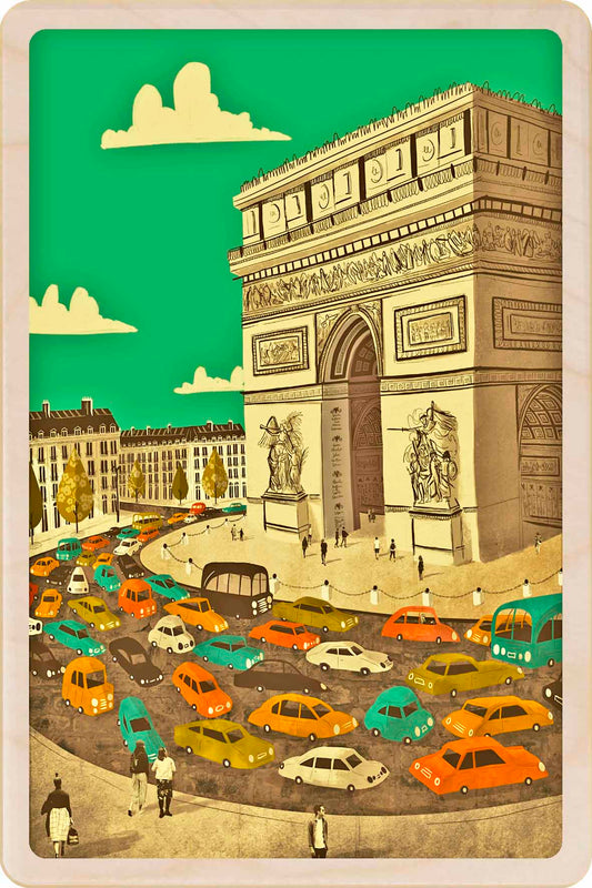 Arc de Triomphe – Paris Wooden Postcard