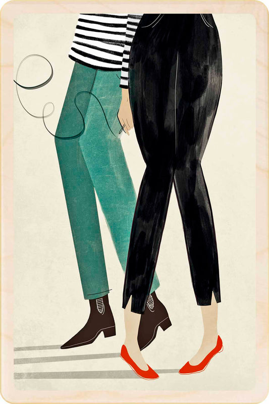 Beatnik – Sustainable Wooden Postcard