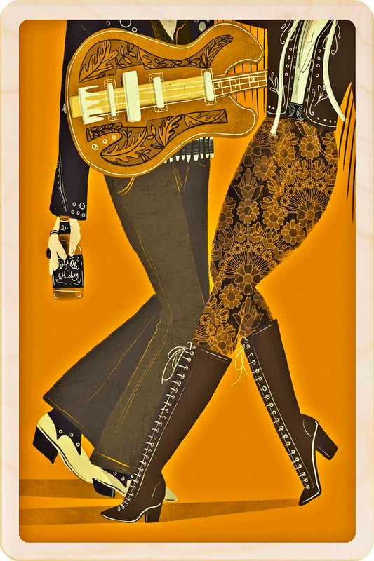 Hard Rock – Sustainable Wooden Postcard