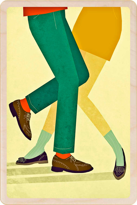 Northern Soul – Sustainable Wooden Postcard