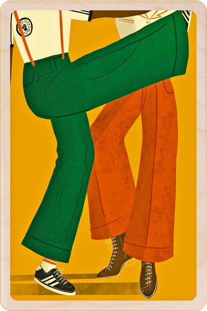 Northern Soul – Sustainable Wooden Postcard&nbsp;