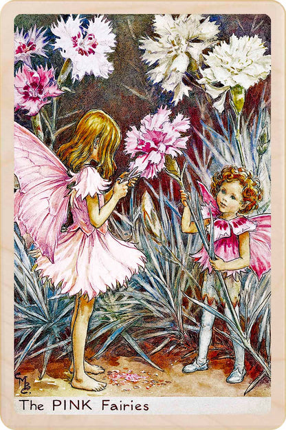 The Pink Fairy - Cicely Mary Barker - Wooden Postcard – Made in the UK
Original Flower Fairies™ illustration by Cicely Mary Barker, printed in Suffolk on sustainable wood. Made to send, keep, or display—an eco-friendly keepsake for fairy fans, garden lovers, and collectors.