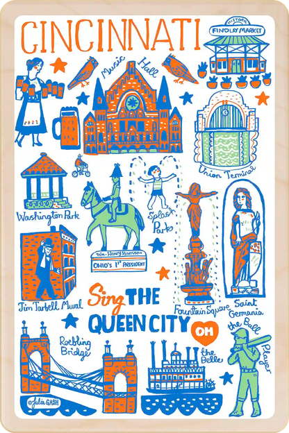 Cincinnati Doodle Map