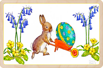 Happy Easter! - Molly Brett Card – Wooden Postcard

Original illustration by Molly Brett, printed on sustainable wood. A beautiful postcard for children big and small, to send, keep, and display.
