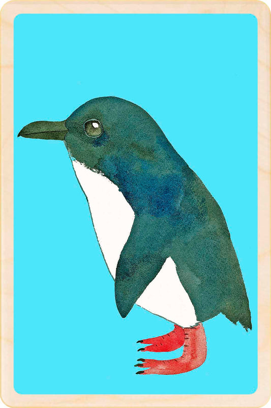 Little Penguin – Sustainable Wooden Postcard