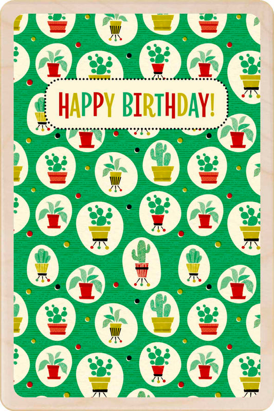 Gardener Birthday Card - The Wooden Postcard Company