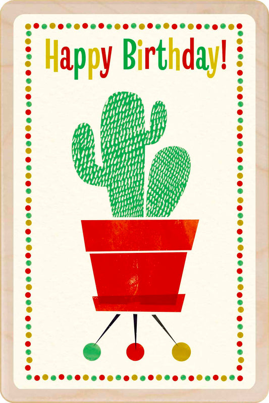 Gardener Birthday Card - The Wooden Postcard Company