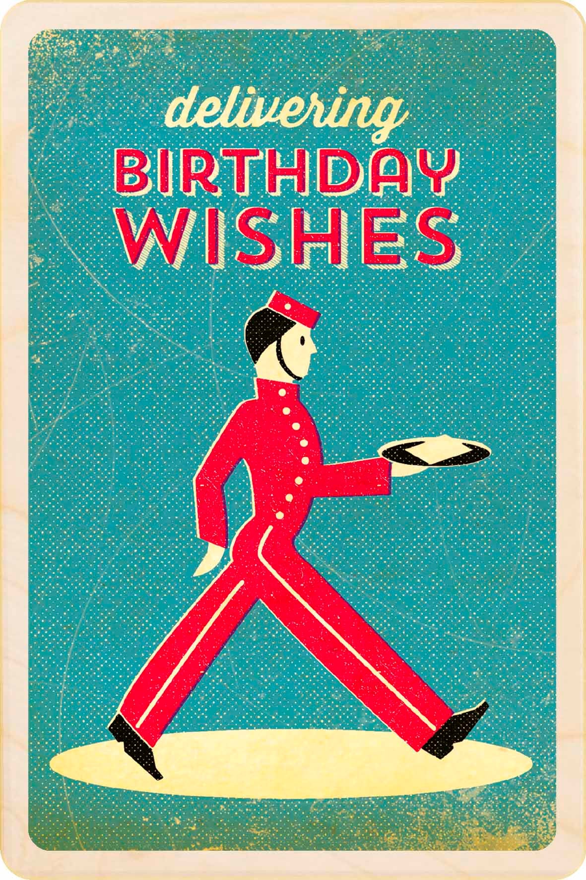Legendary Birthday Card - The Wooden Postcard Company