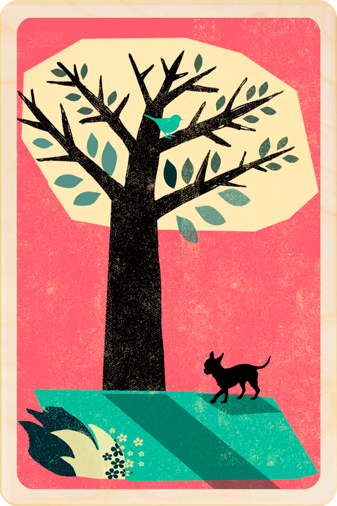 Chihuahua - Dog Wooden postcard. Printed on sustainably sourced wood, designed to be mailed, gifted, and collected.