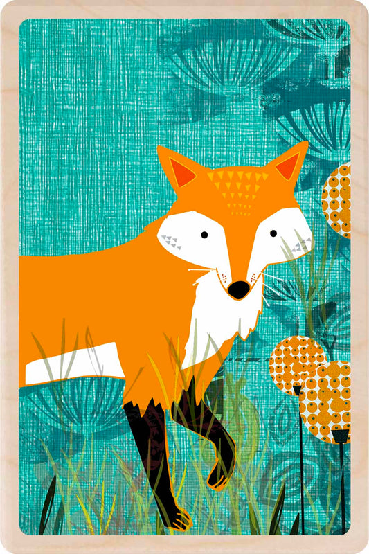 Fox - Wooden Postcard&nbsp;

Wilderness card printed on sustainably sourced wood, eco-friendly.