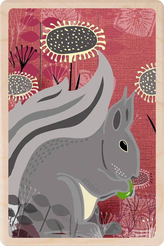 Squirrel - Wooden Postcard;

Wilderness card printed on sustainably sourced wood, eco-friendly.