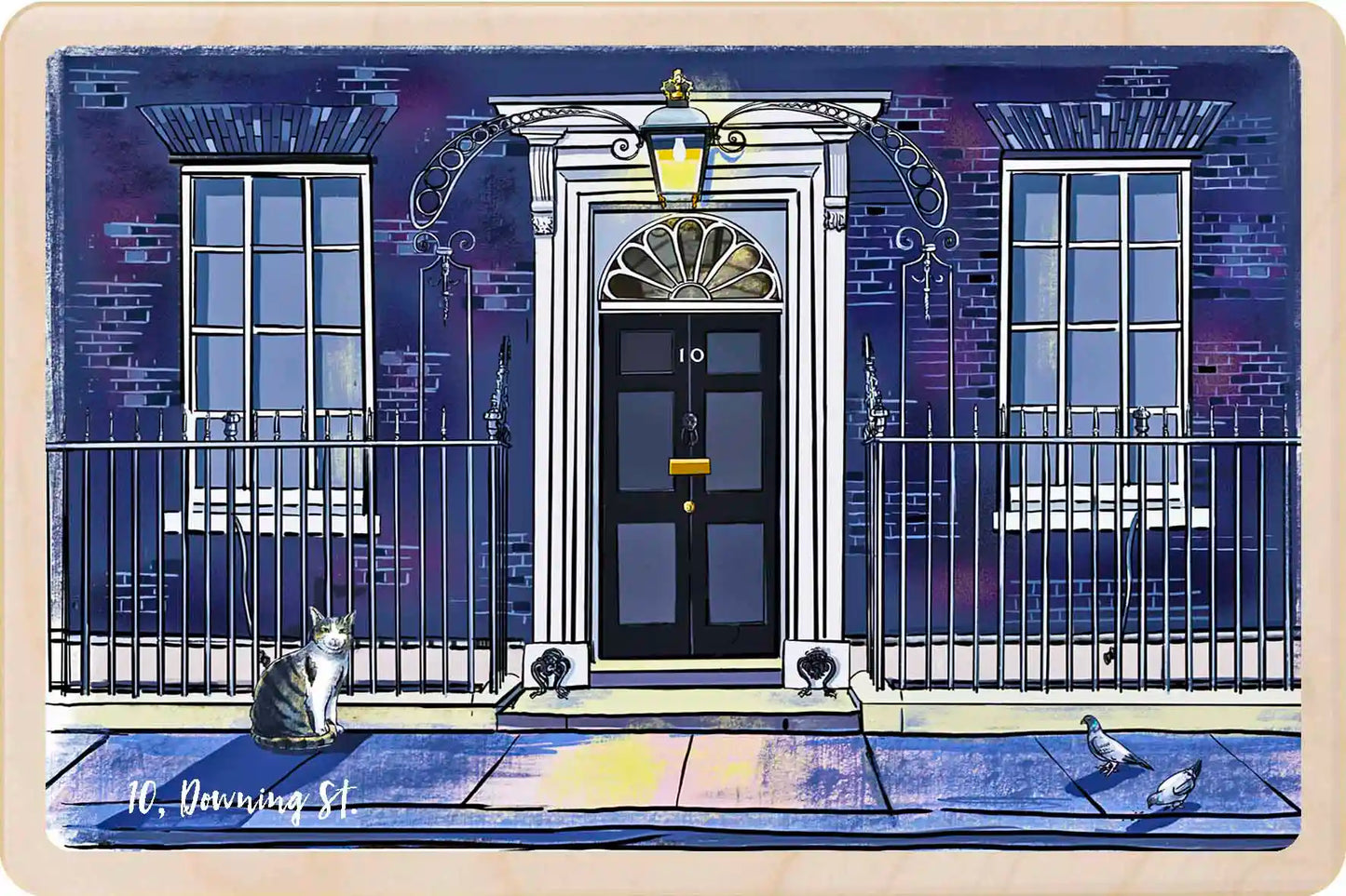 London Downing Street Wooden Postcard

Printed on premium, sustainably sourced wood, to be mailed, gifted, or collected; the perfect keepsake. The Wooden Postcard Company