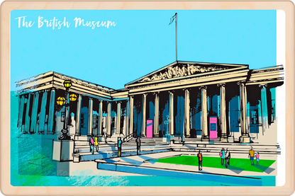 London British Museum Wooden Postcard
The Wooden Postcard Company
Printed on premium, sustainably sourced wood, to be mailed, gifted, or collected; the perfect keepsake.