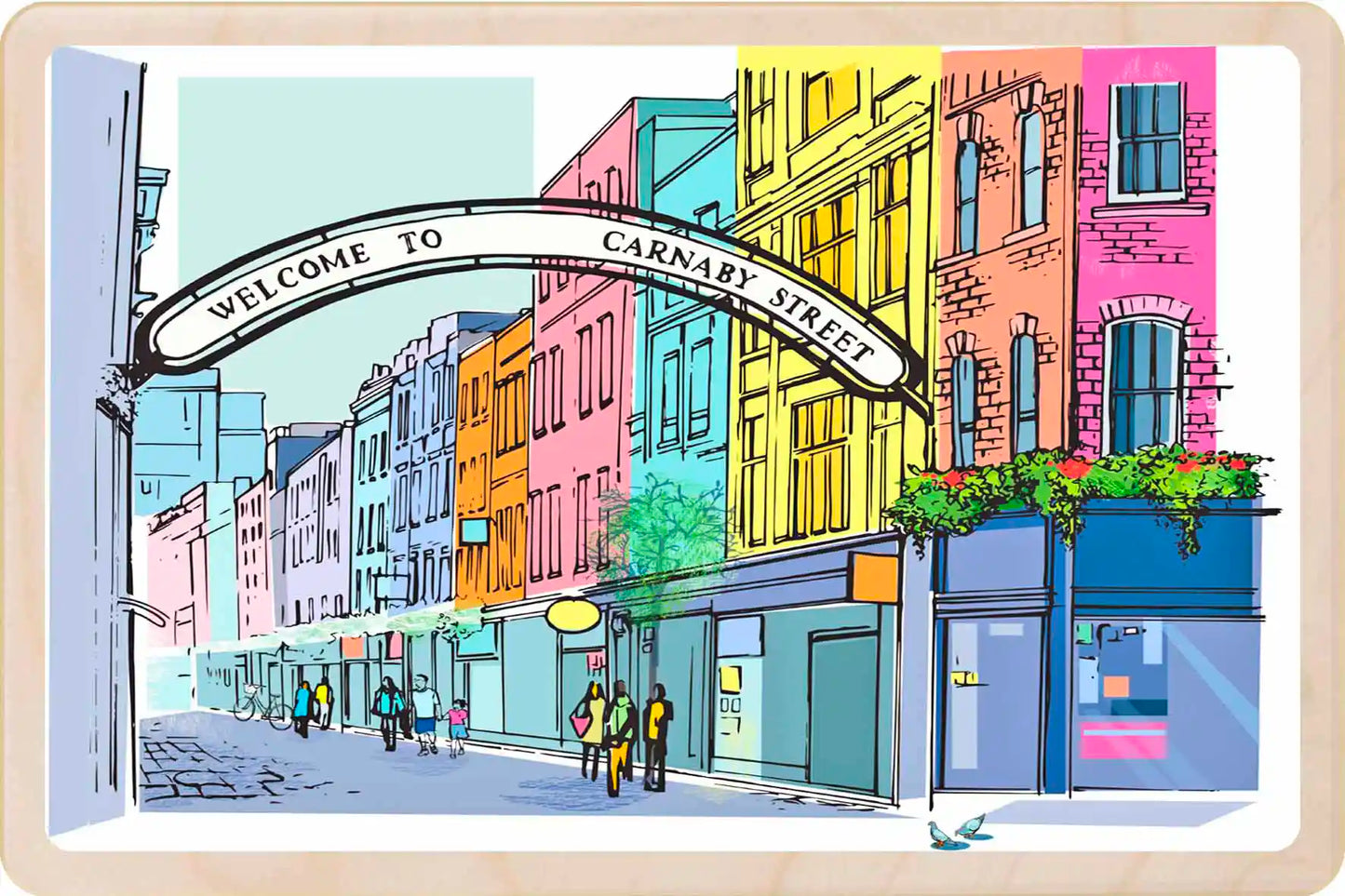 London Carnaby Street Wooden Postcard
The Wooden Postcard Company
Printed on premium, sustainably sourced wood, to be mailed, gifted, or collected; the perfect keepsake.