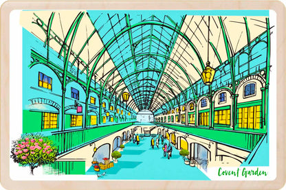 London Covent Garden Wooden Postcard
The Wooden Postcard Company
Printed on premium, sustainably sourced wood, to be mailed, gifted, or collected; the perfect keepsake.