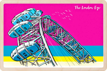 London Eye Wooden Postcard
The Wooden Postcard Company
Printed on premium, sustainably sourced wood, to be mailed, gifted, or collected; the perfect keepsake.