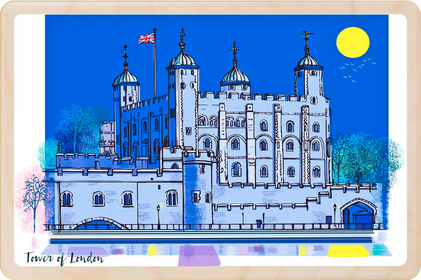 Tower of London Wooden Postcard
The Wooden Postcard Company
Printed on premium, sustainably sourced wood, to be mailed, gifted, or collected; the perfect keepsake.