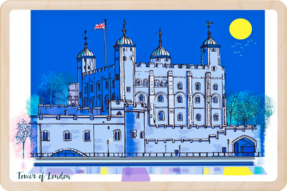 Tower of London Wooden Postcard
The Wooden Postcard Company
Printed on premium, sustainably sourced wood, to be mailed, gifted, or collected; the perfect keepsake.