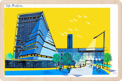 London Tate Modern Wooden Postcard
The Wooden Postcard Company
Printed on premium, sustainably sourced wood, to be mailed, gifted, or collected; the perfect keepsake.