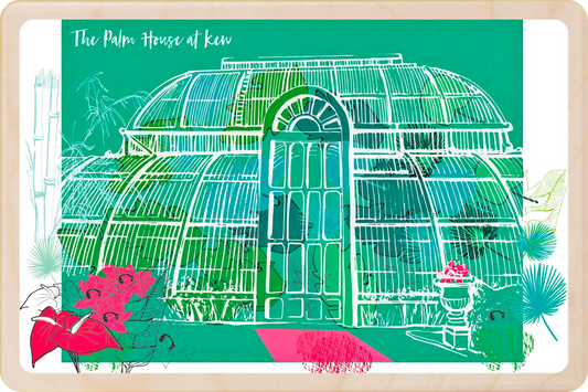 London Kew Gardens Palm House Wooden Postcard
The Wooden Postcard Company
Printed on premium, sustainably sourced wood, to be mailed, gifted, or collected; the perfect keepsake.