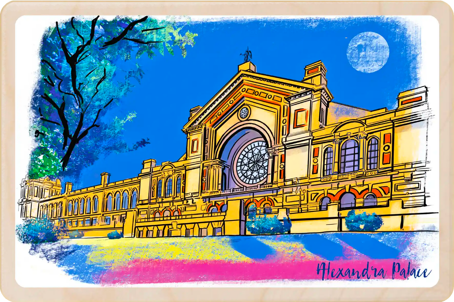 London Alexandra Palace Wooden Postcard
The Wooden Postcard Company
Printed on premium, sustainably sourced wood, to be mailed, gifted, or collected; the perfect keepsake.