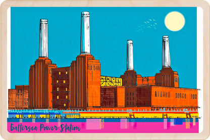 London Battersea Power Station Wooden Postcard
The Wooden Postcard Company
Printed on premium, sustainably sourced wood, to be mailed, gifted, or collected; the perfect keepsake.