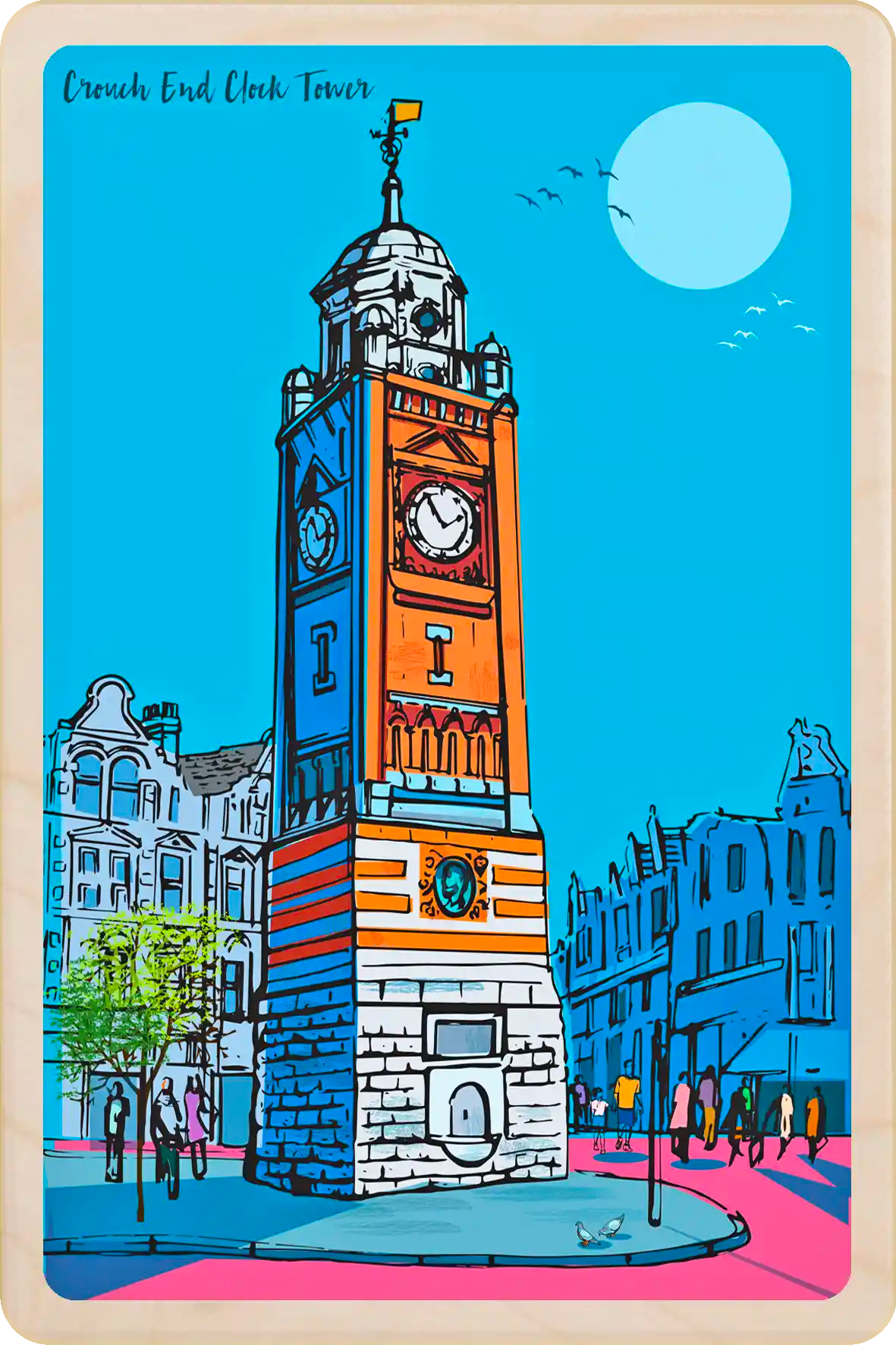 London Crouch End Wooden Postcard
The Wooden Postcard Company
Printed on premium, sustainably sourced wood, to be mailed, gifted, or collected; the perfect keepsake.