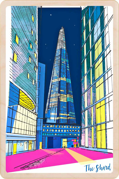 London The Shard Wooden Postcard
The Wooden Postcard Company
Printed on premium, sustainably sourced wood, to be mailed, gifted, or collected; the perfect keepsake.