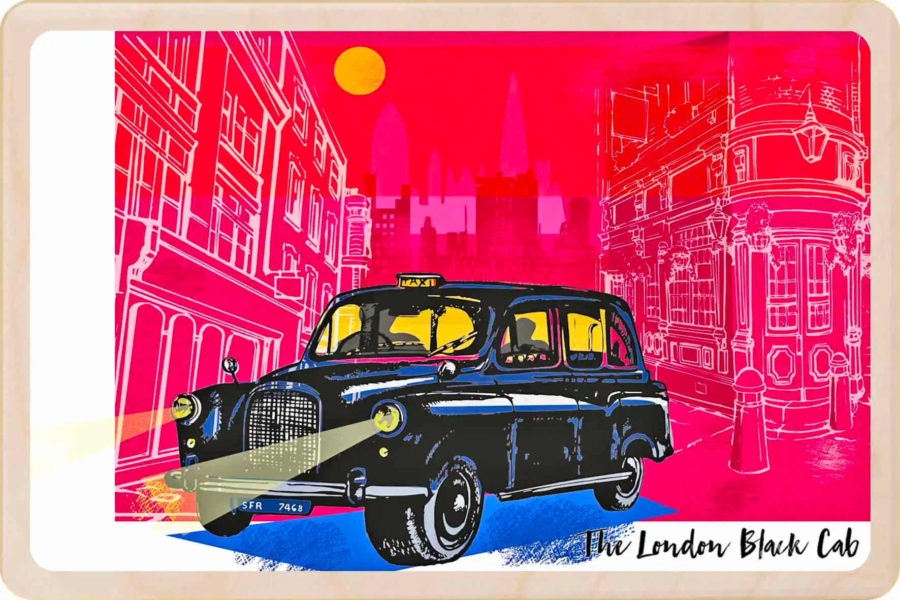 London Black Cab Wooden Postcard
The Wooden Postcard Company
Printed on premium, sustainably sourced wood, to be mailed, gifted, or collected; the perfect keepsake.